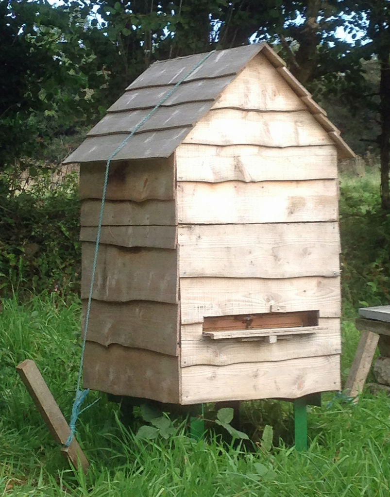 DIY bee hive with external protection and insulation