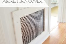 DIY decorative air retrun vent cover