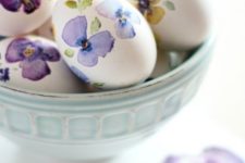 04 pansy decals for floral Easter eggs