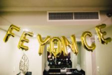 06 gold FEYONCE letters garland
