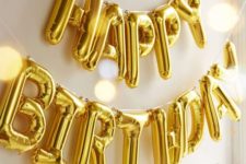 07 gold letter balloon garland for decor