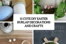 11 cute diy easter burlap crafts and decorations cover