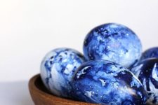 adorable marbles indigo eggs remind of cosmos