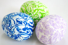 DIY polymer clay Easter eggs
