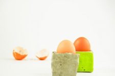 DIY modern concrete egg bunkers