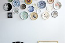 05 an eclectic plate collection will make any space more eye-catchy