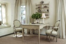 05 neutral and elegant home office with neutral fabrics and refined furniture