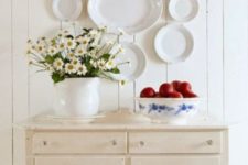 07 white lacey plates in the dining area or kitchen for a vintage feel