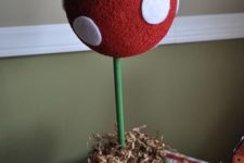 14 super Mario inspired centerpiece filled with bold candies