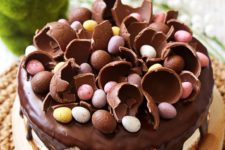 DIY hazelnut Easter cake