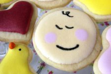 DIY baby face cookies