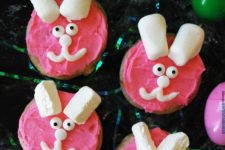 DIY Easter bunny sugar cookies