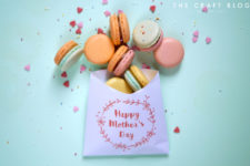 Mother’s Day macaron paper bag