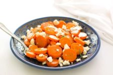 DIY roasted carrots with Feta cheese