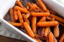 DIY honey braised carrots