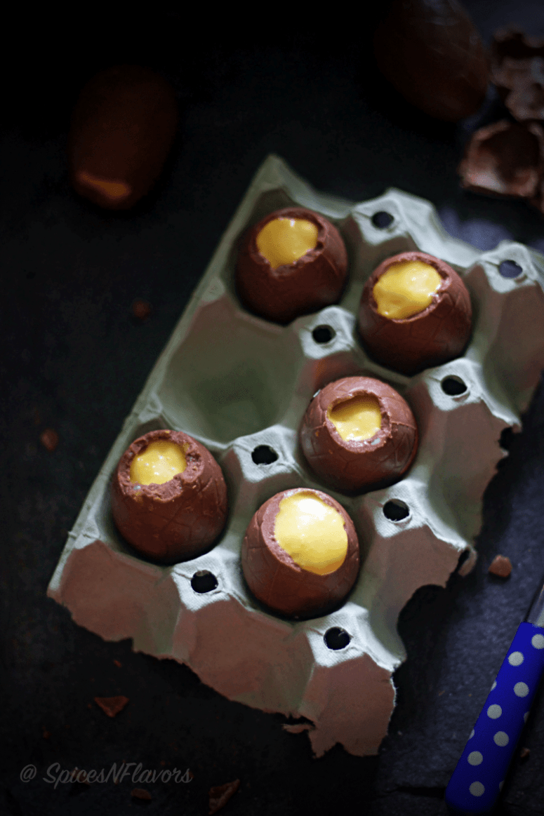 DIY mango coconut mousse chocolate Easter eggs (via https:)