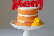 DIY ‘Just For Mom’ cake