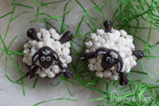 DIY Easter sheep cupcakes