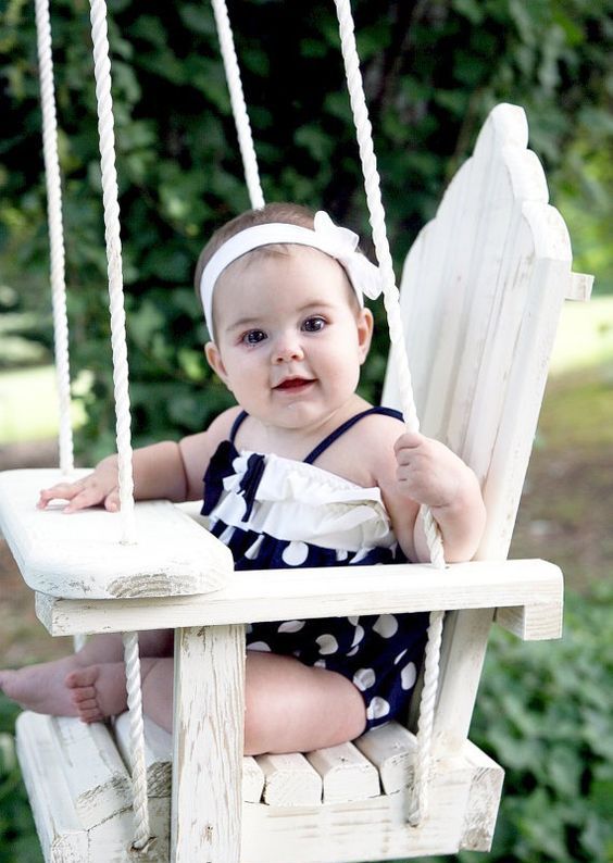 a comfy baby swing with a front for comfortable and safe sitting