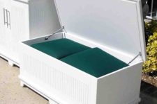 03 outdoor waterproof storage bench is ideal for the pool zone