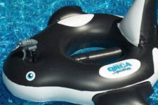 05 funny orca inflatable float
