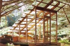 06 a separate wood and glass construction for sleeping outside with comfort