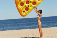 06 pizza slice float for food fans