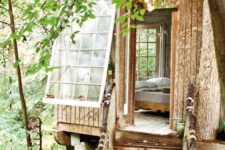 13 garden hut with windows for comfortable sleeping
