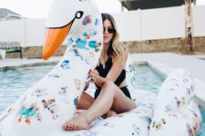 15 printed swan pool float for girls’ parties