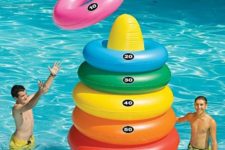 17 giant ring toss with floats for having fun altogether