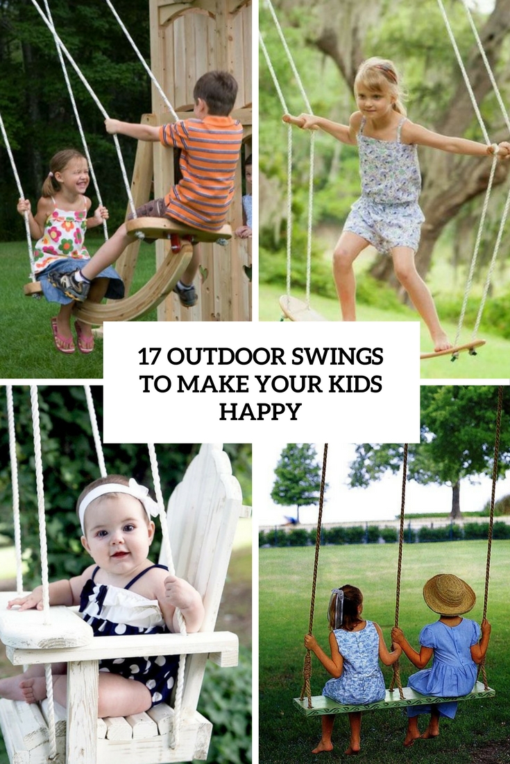 outdoor swings to make your kids happy cover