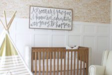 framed calligraphy sign is ideal for both a boy’s and a girl’s space
