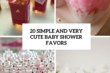 20 simple and very cute baby shower favors cover