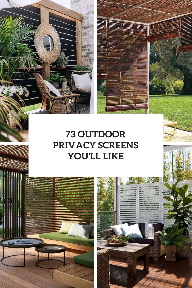 Outdoor Privacy Screens You'll Like