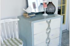DIY coastal cottage dresser