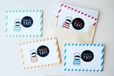 DIY free printable ‘Dads are YAY’ cards