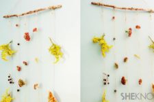 DIY dried flower garland
