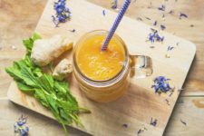DIY orange summer smoothie