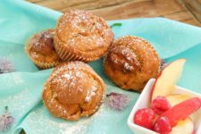 DIY gluten, dairy and egg free apple cinnamon muffins