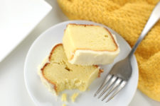 DIY low carb keto-friendly gluten free lemon pound cake