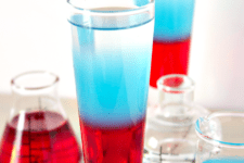 DIY red, white and blue shots