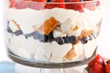DIY no bake berry cheesecake trifle