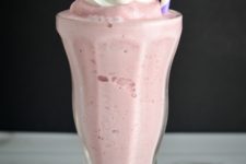 DIY classic strawberry milkshake