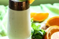 DIY orange creamsicle milkshake