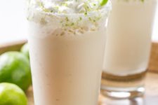DIY creamy margarita milkshake for adults