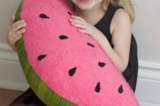 08 watermelon slice pillow will be loved by kids and adults