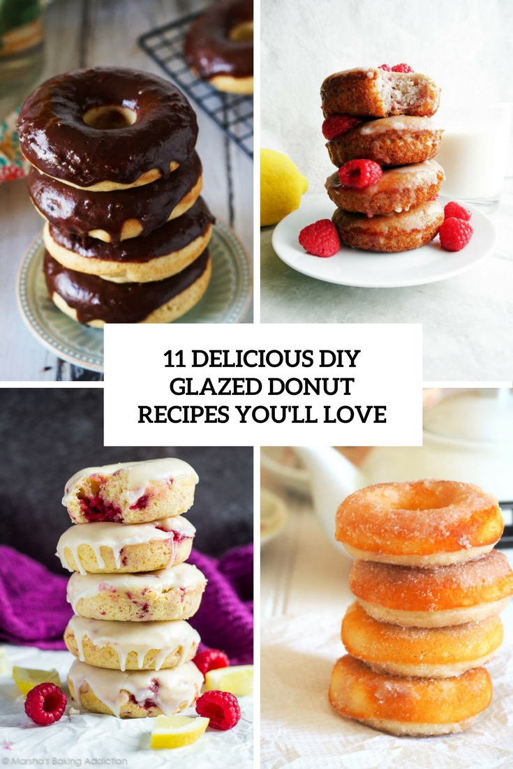 delicious diy glazed donut recipes you'll love cover