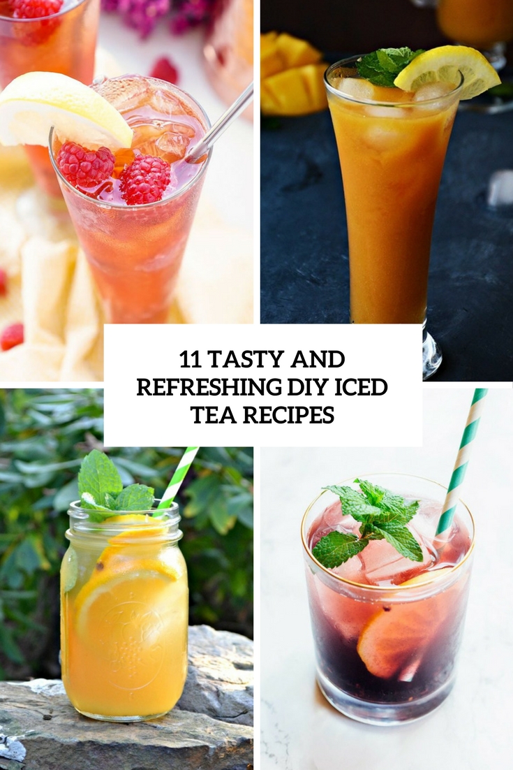 tasty and refreshing diy iced tea recipes cover