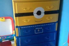 11 turn a usual dresser into a real minion using some paint
