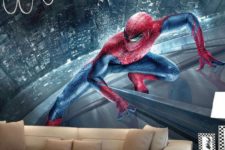 13 Spiderman 3D wallpaper mural will make a bold statement in any room